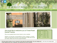 Tablet Screenshot of forestroaddental.co.uk